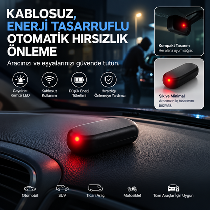 Kablosuz Araç İçi Hırsızlık Önleyici LED