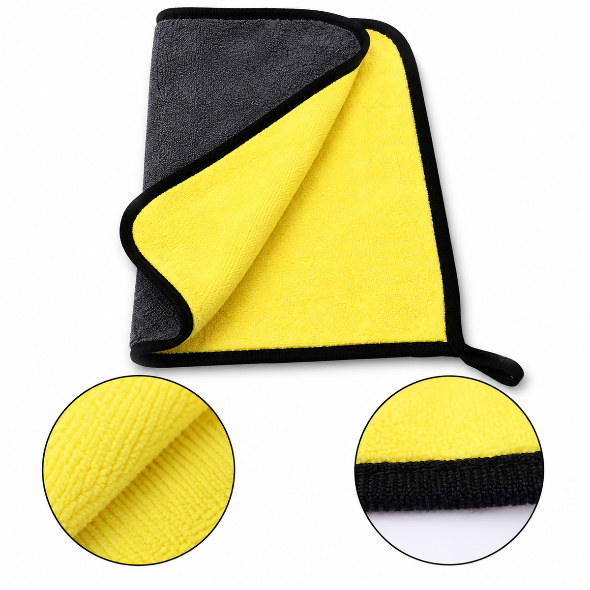 Premium Mikrofiber Araç Temizlik Bezi – 50×70 cm