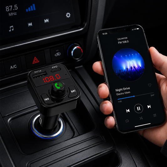 Bluetoothlu Araç Müzik ve Şarj Cihazı