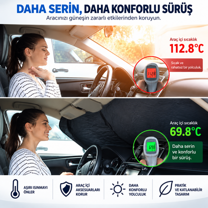 Katlanabilir Ön Cam Güneş Koruyucu