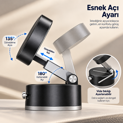 Katlanabilir Mıknatıslı Araç İçi Telefon Tutucu